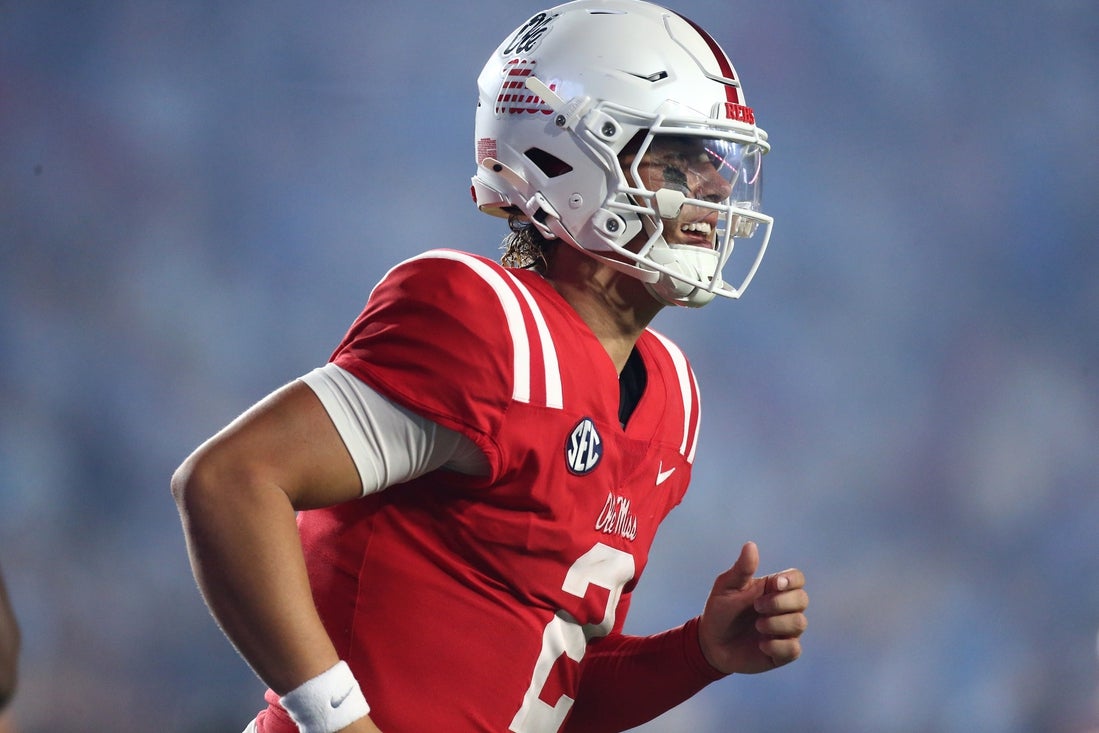 Report: Ole Miss QB Jaxson Dart not getting past No. 9