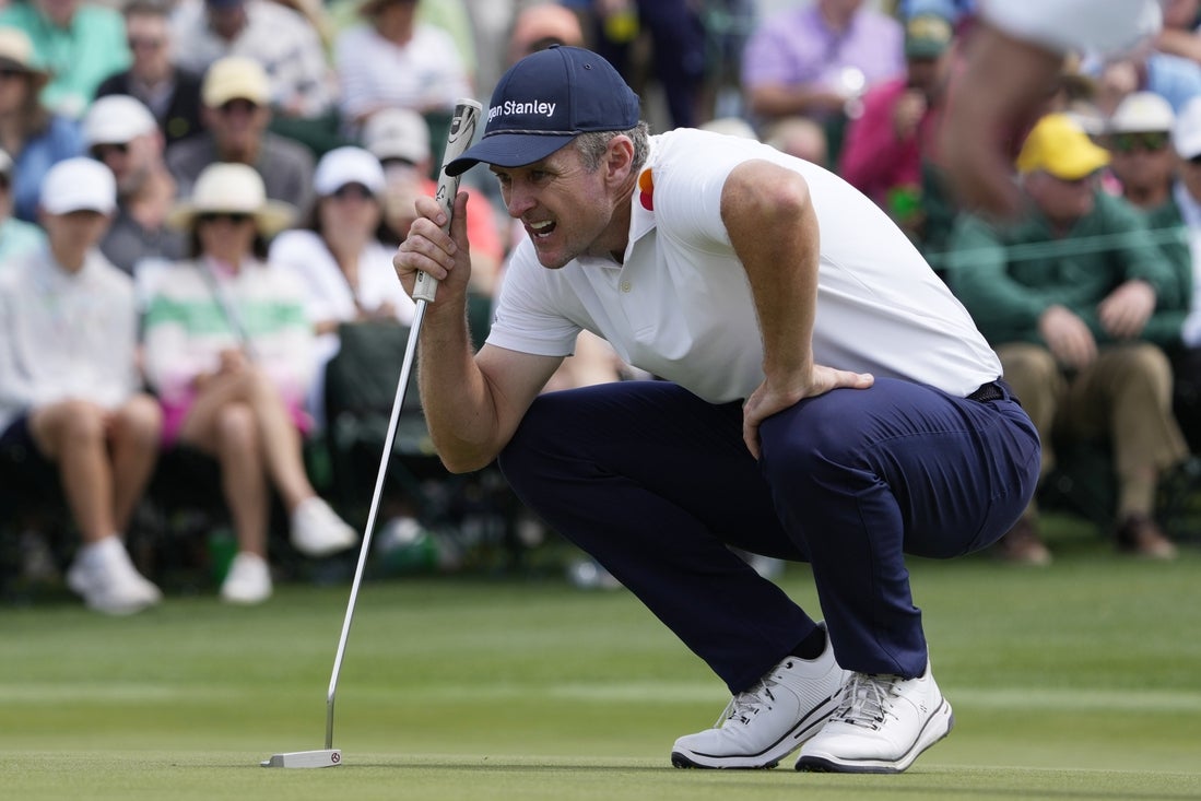 Justin Rose clinging to slim lead at Masters
